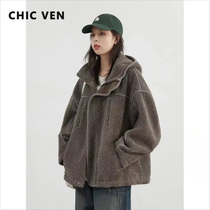 CHIC VEN-Veste à Capuche pour Femme