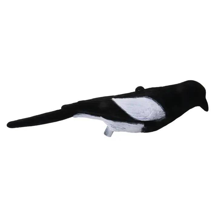 Leurre pie réaliste entièrement flocké 106g - Décoy plastique durable pour chasse et tir