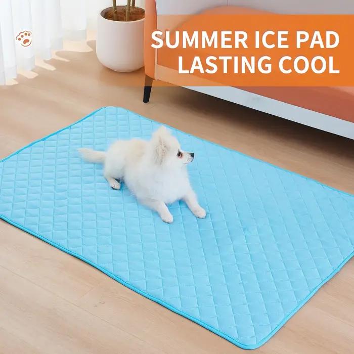 Tapis d'entraînement imperméables lavables pour chiens chiots et chiens âgés incontinents tapis de lit en polyester pour chiens matelas de repos imperméable et lavable pour chiots chiens accidents nocturnes