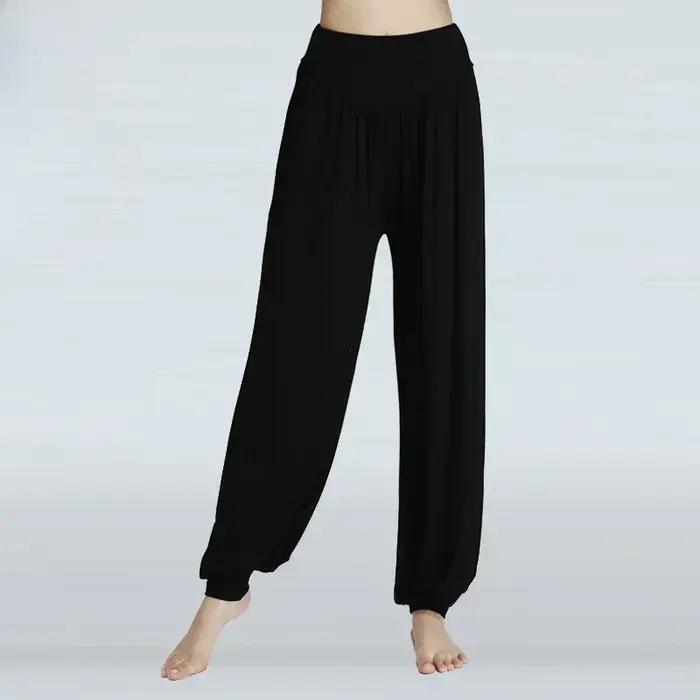 Pantalon élastique en coton doux pour femme