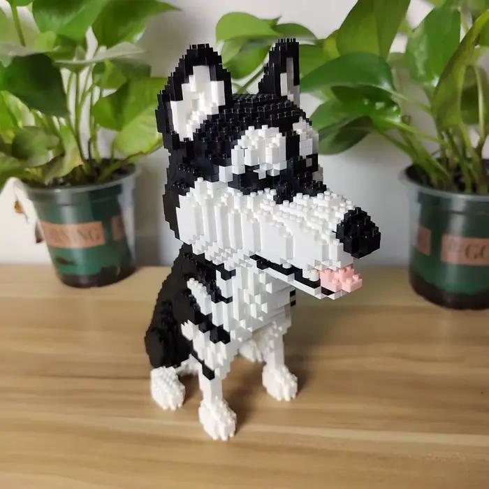 Modèle de chien Husky sibérien pour les amoureux des animaux de compagnie