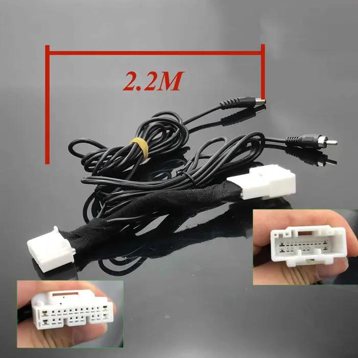 Vkauto-Câble adaptateur de caméra de stationnement pour Mazda 3, Mazda 3 URA back BM Bouches 2014 ~