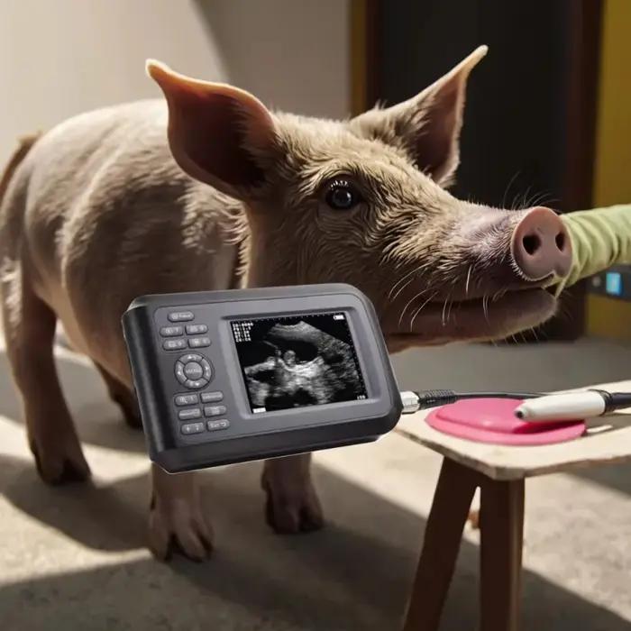 Echographe Portable pour Animaux Adapté aux Vaches et Autres Betail Soins et Fournitures Vetérinaires Usage à La Maison Ou Sur Une Ferme