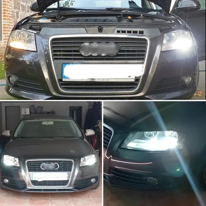 2X pour AUDI A3 8P 2008+ Feux de jour à LED DRL CANBUS Sans erreur H16 LED 5202 PS19W PSY24W Ampoule