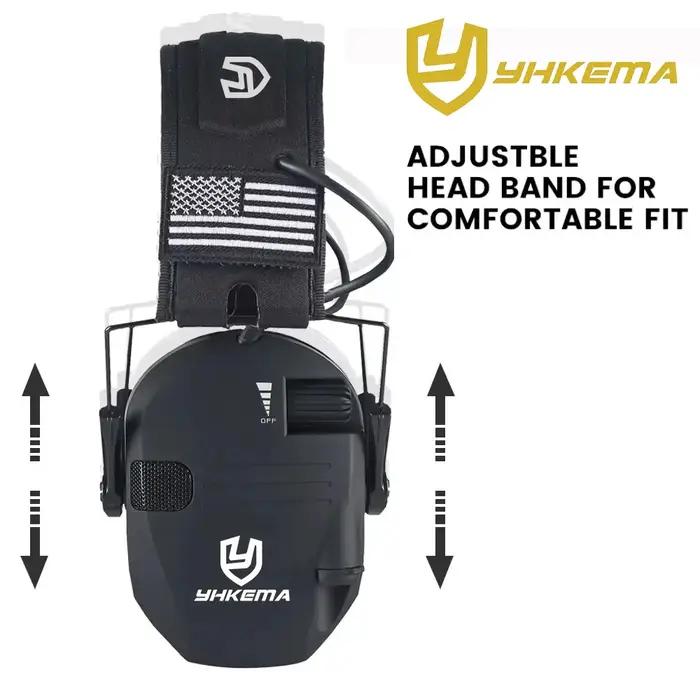 Casque de Protection Sécurité Tactique Anti-Bruit Amplification Son Outils Chasse Plein Air Occasions Spéciales