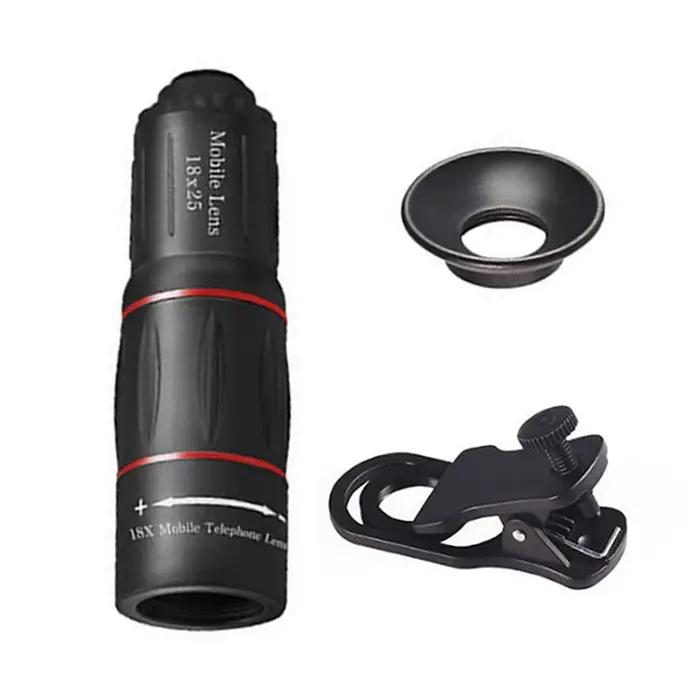Objectif téléphoto universel 18/28/36x pour smartphone - Zoom optique pour camping