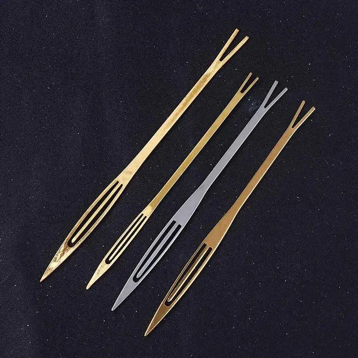 Navettes de réparation en acier allié pour filets de pêche pivotements snap réparation ligne de filet tissage amélioration filets pêche occasions spéciales