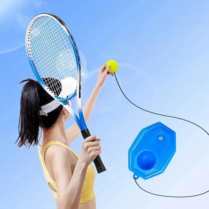 Entraîneur de Tennis joueur unique avec rebond de ligne