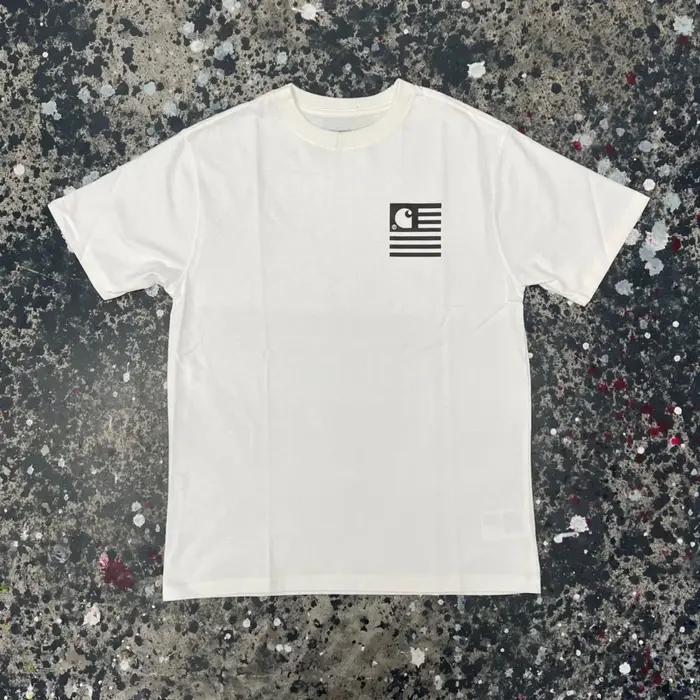 T-shirt Carhartt tendance 2026 à manches courtes en pur coton de haute qualité pour hommes et femmes