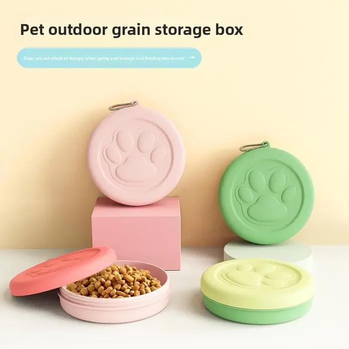 Bol de nourriture pour chien portable en plein air pour animaux de compagnie