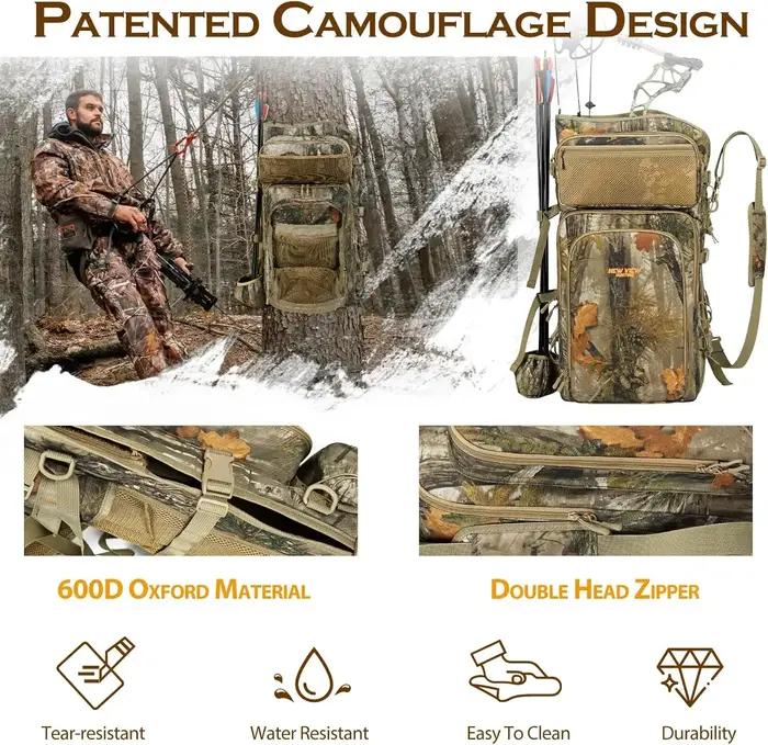 Sac à dos de chasse à l'arc pour hommes