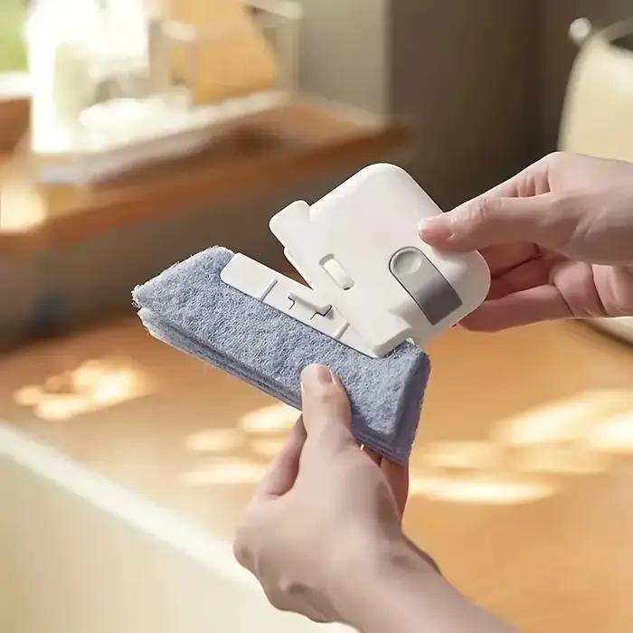 Brosse de nettoyage multifonctionnelle amovible pour fenêtres, rainures de rebords, interstices d'armoires et coins difficiles d'accès, outils de nettoyage ménagers