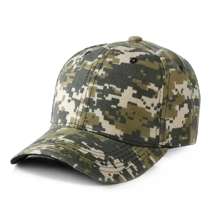 Hommes Camouflage impression casquettes de pêche en plein air chasseur Camouflage Casquette chapeau escalade chasse randonnée désert chapeaux casquettes de sport