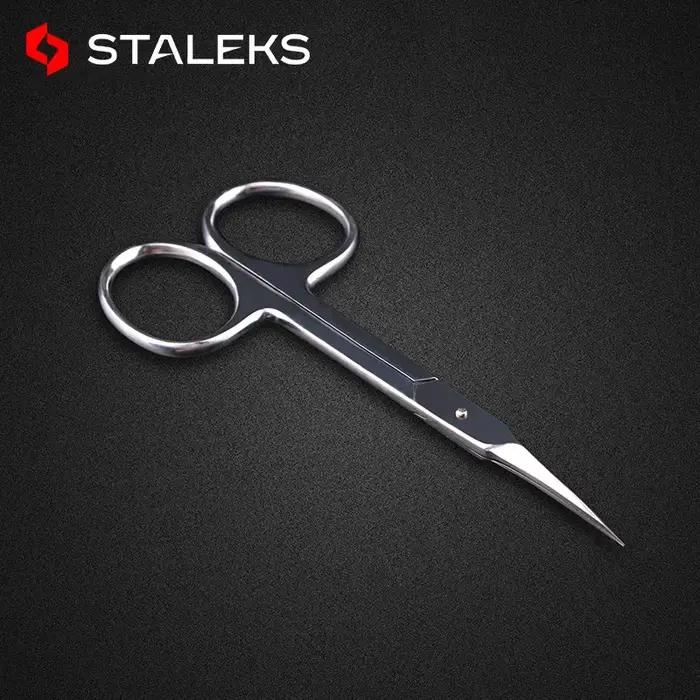 STALEKS ciseaux à ongles russes ciseaux à sourcils en acier inoxydable de haute qualité outil de maq
