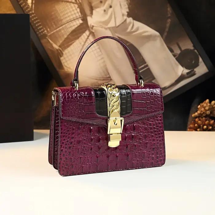 Sacs à main en cuir véritable pour femmes