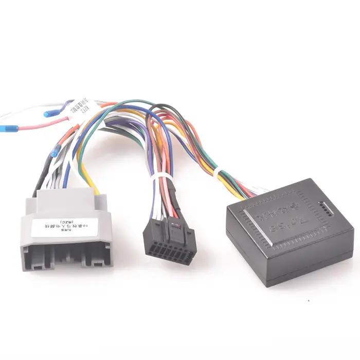 Adaptateur de câble de faisceau de câblage stéréo d'autoradio, Android 16 broches pour Chrysler 300