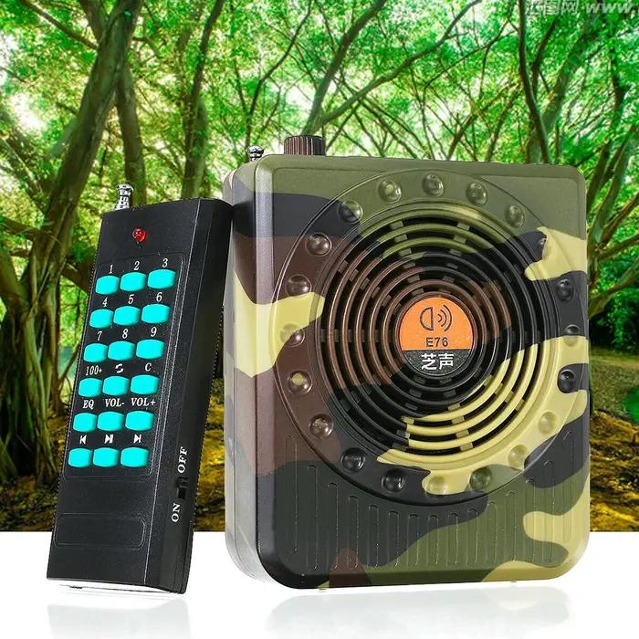 Amplificateur son chasse E76 Remote - Haut-parleur appelant professionnel compact pour décoys électroniques