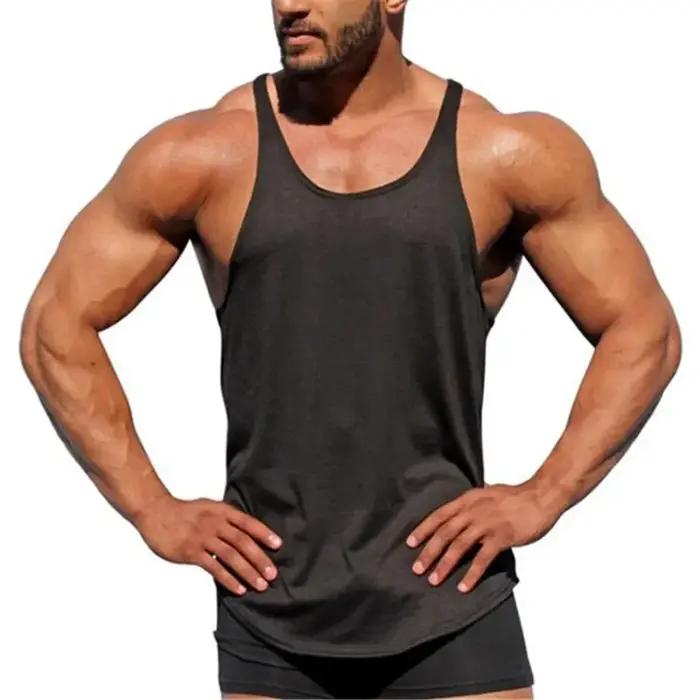 Votre propre Design marque Logo/image gymnase hommes vêtements musculation entraînement maille débardeur hommes Fitness Singlets gilet sans manches