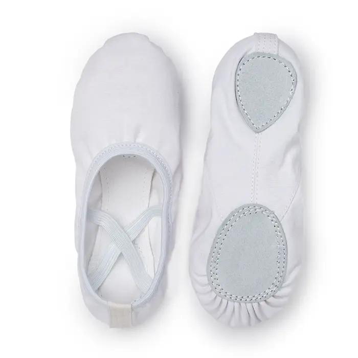 Pantoufles de danse de ballet en toile pour filles, pour femmes et enfants, pratique classique, seme