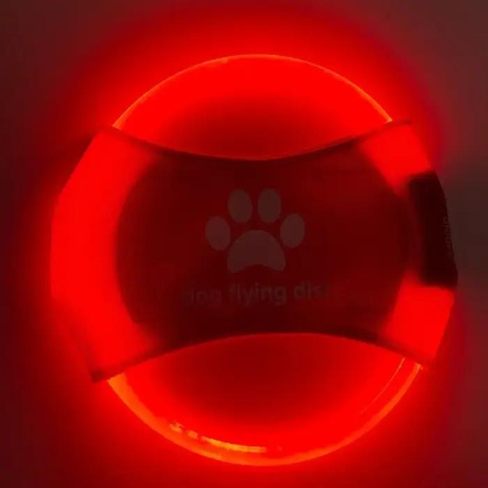 Disques volants lumineux LED pour chiens