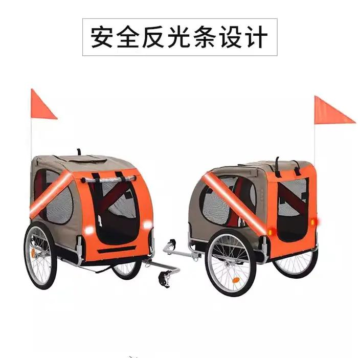 Remorque de vélo multifonctionnelle pour chien