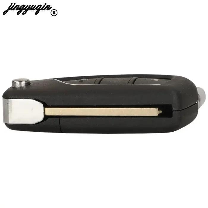 Jingyuqin-Clé télécommande de voiture à rabat, 2BT, 107 MHz, ID46/4D70, puce 89785-0H901, pour Toyot