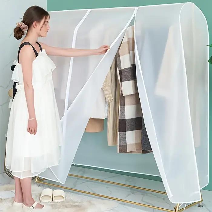 Housse anti-poussière transparente pour garde-robe élégante et protectrice pour vêtements et costumes occasions spéciales