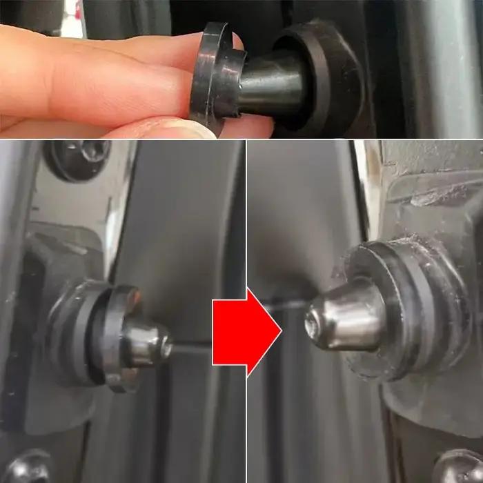 Anneau en caoutchouc pour porte centrale de voiture, élimination du bruit anormal, guide sonore muet