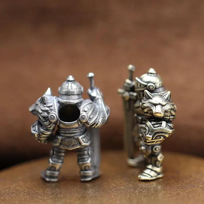 Perles de couteau en laiton style guerrier romain