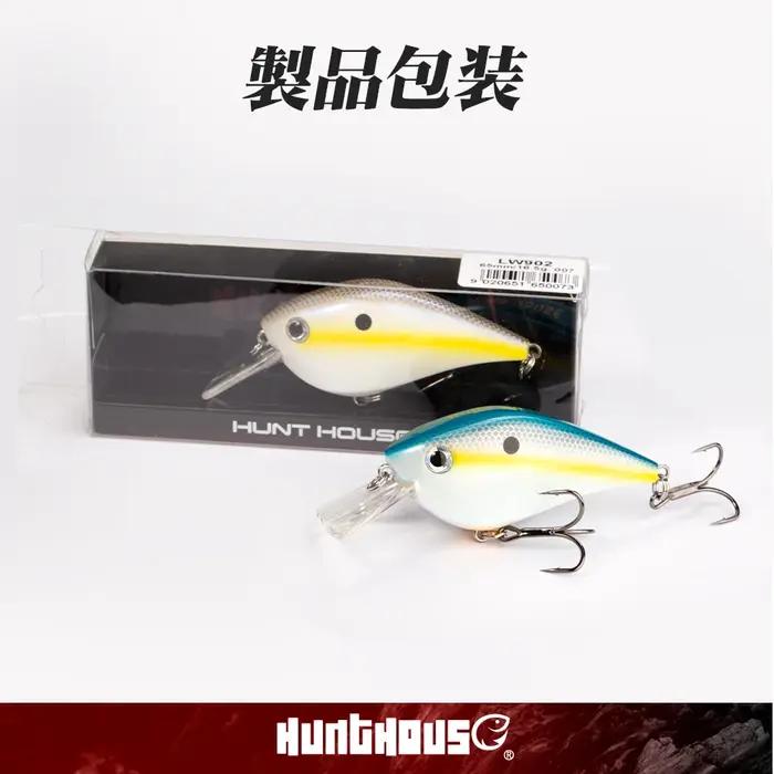 Chasse maison manivelle leurre de pêche flottant 65mm/16.5g Swimbait pour truite bar brochet perche KVD 2.5 Squarebill artificiel lw902