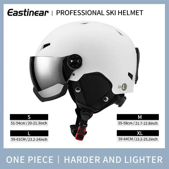 Eastinear's Nouvelles lunettes tout-en-un légères Casque de ski Équipement de ski et de snowboard en