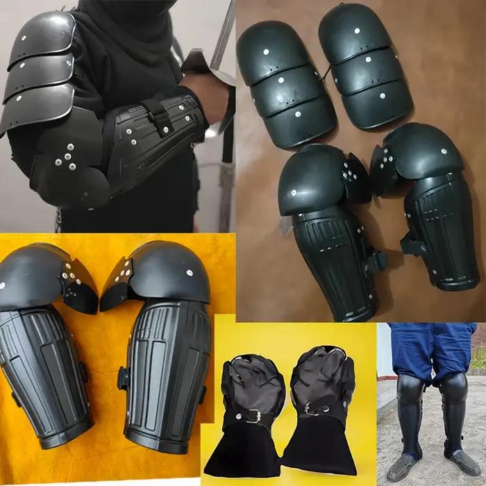 Armure HEMA armure d'épaule à renfort auxiliaire, protection des bras, protection des jambes, équipement de protection des genoux