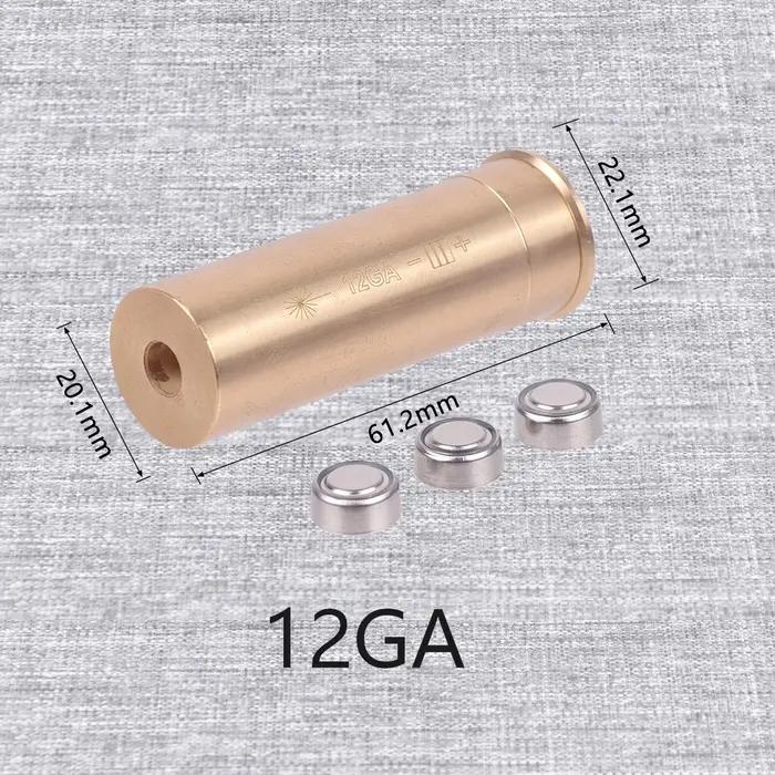 Laser de collimation rouge tactique avec batterie pour cartouches 12GA