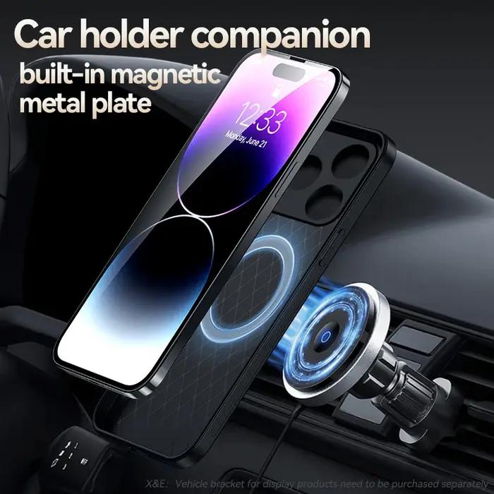 Étui cuir iPhone 17 16 13 12 11 Pro Max - Coque protection luxe motif cuir pour iPhone