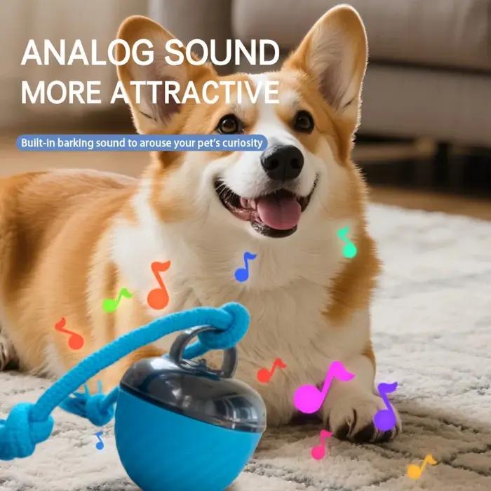 1 jouet interactif intelligent pour chien en forme de balle | Chargeur USB