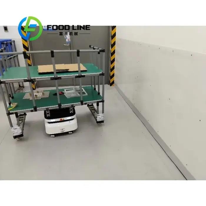 Robot de livraison MC-1112 en acier inoxydable pour la gestion automatisée des stocks et la manipulation de charges lourdes dans les entrepôts industriels et les ateliers