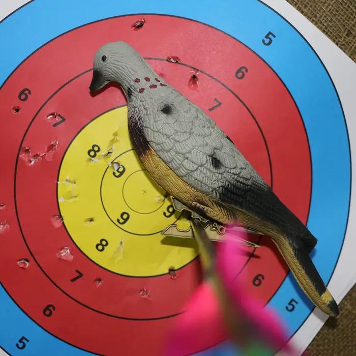 Cible de pigeon réalistique 3d en mousse eva pour la chasse en plein air entraînement au tir de chasse occasionnels et cadeau pour chasseurs