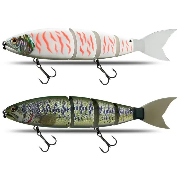 Leurre de pêche flottant et coulant articulé, appât Élde type angiHard, idéal pour la natation, le b