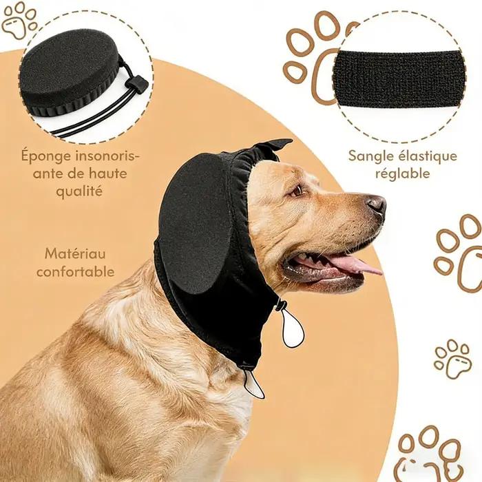 Couvre-oreilles pour chien imperméables et insonorisés