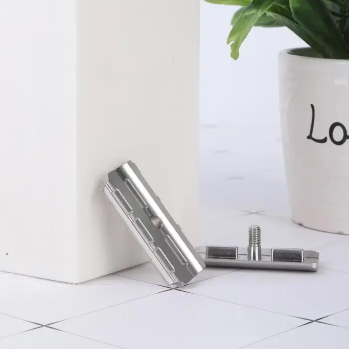 Tête de rasoir à double tranchant de sécurité en acier inoxydable Yaqi Telstar 316 pour hommes