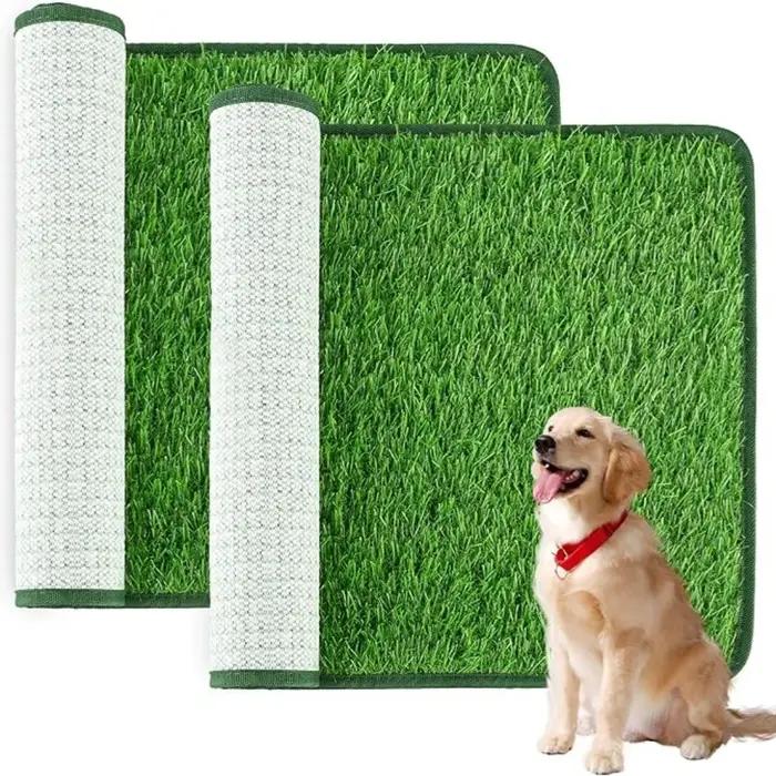 Coussin de pot pour chien en herbe artificielle – Solution de formation pour animaux de compagnie in