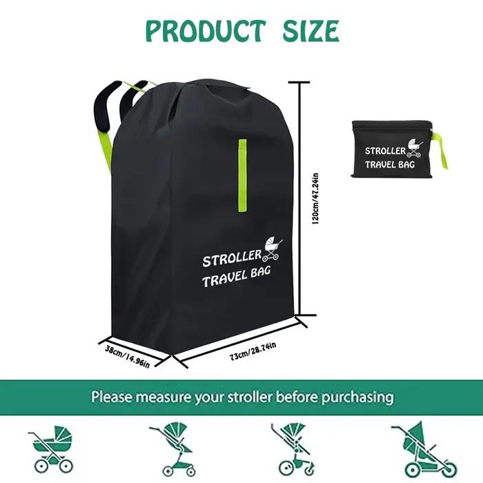 Sac de voyage pour poussette de bébé avec ceinture d'épaule sac à poussière universel organisateur de chariots de maternelle accessoires sacs de berceaux de marcheur occasions spéciales