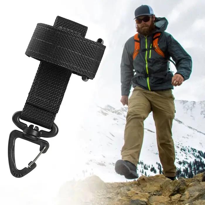 Mousqueton de montagne pour clés et équipement - Accessoire ceinture randonnée et camping