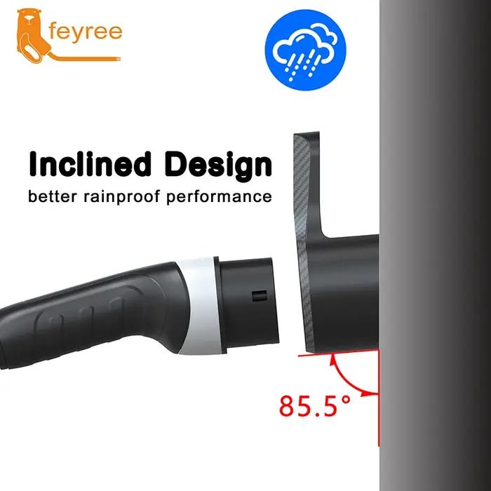 Feyree EV support de chargeur étui Dock pour véhicule électrique Type 2 câble de chargement Protecti