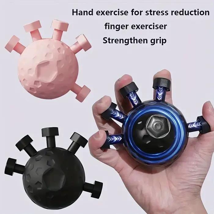 Renforceur de doigts ergonomique, balle de main, exercice antidérapant, balle d'exercice pour musiciens, athlètes, grimpeur