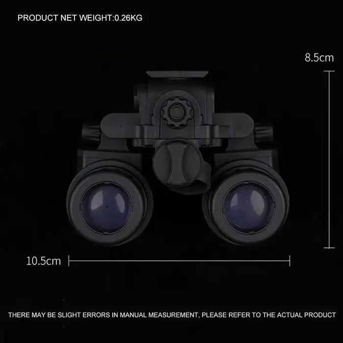 Jumelles vision nocturne AN/PVS31 modèle factice accessoire casque chasse cosplay airsoft sans fonction