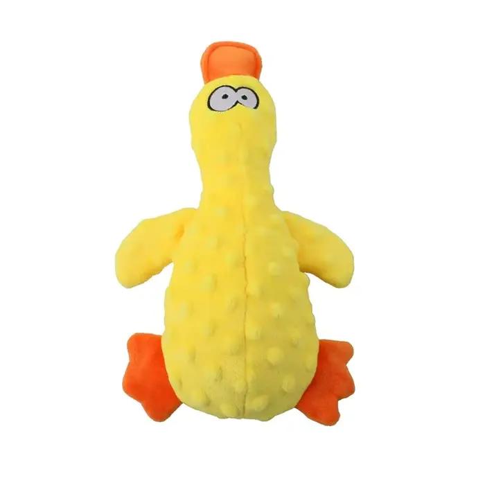Jouets pour chiens en peluche douce en forme de canard pour petits chiots