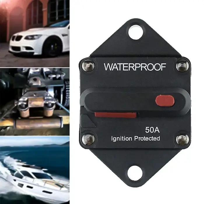 20-200A 12V 48V amplificateur Audio de voiture disjoncteur porte-fusible adaptateur de Refit stéréo