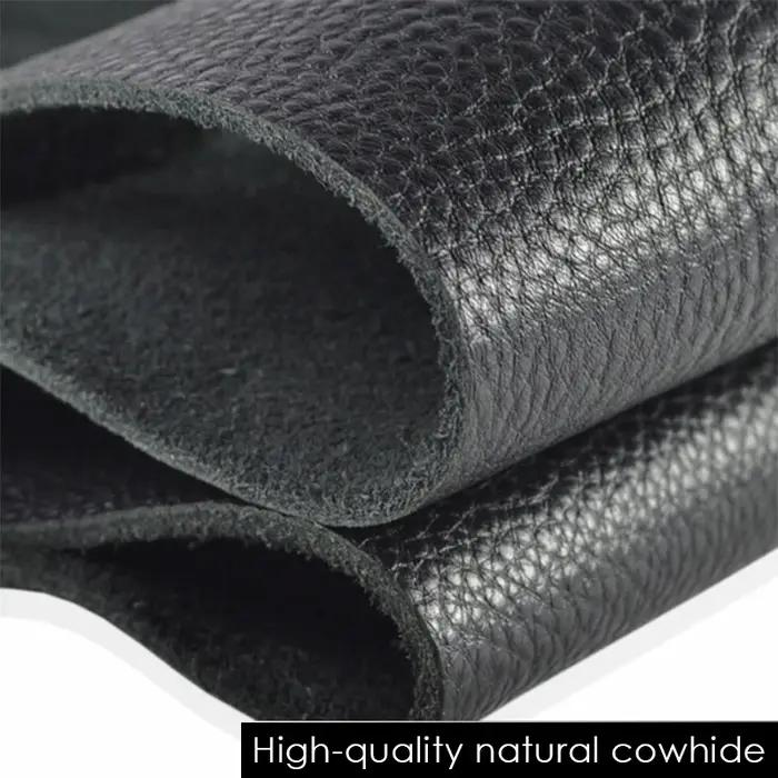 VATLTY 100cm-130cm Ceinture en cuir marron pour hommes Hard Netal Alloy Ceinture pantalon à boucle a