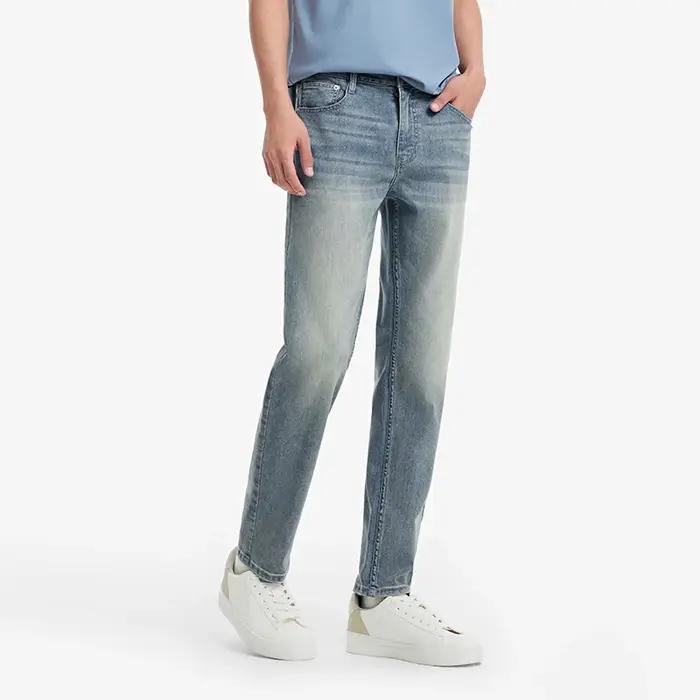 Jeans Hommes Semir Stretch 2026 Vintage Lavé Coupe Droite Style Urbain Décontracté Occasions Spéciales Garde-Robe Polyvalentes